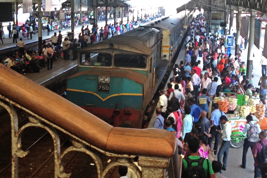 Met de trein in Sri Lanka