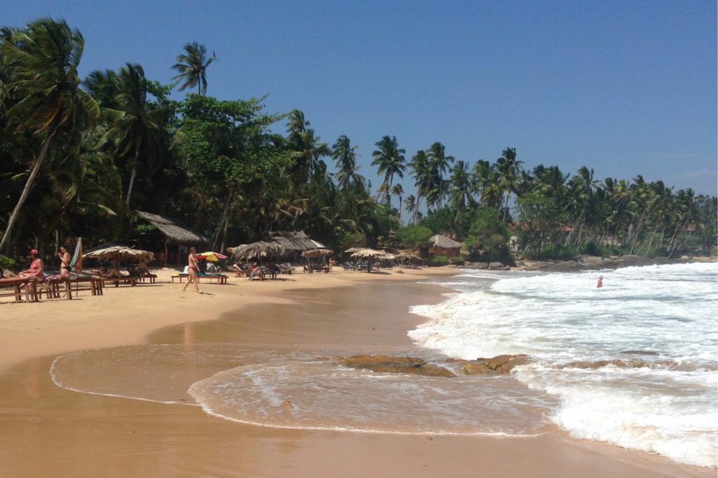 Lekker luieren aan het strand in Sri Lanka