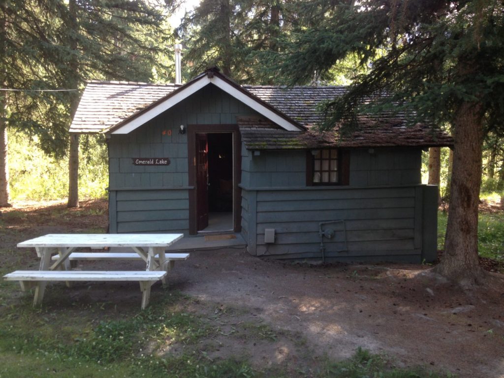 Ons huisje midden in het bos, Rocky Mountains Canada