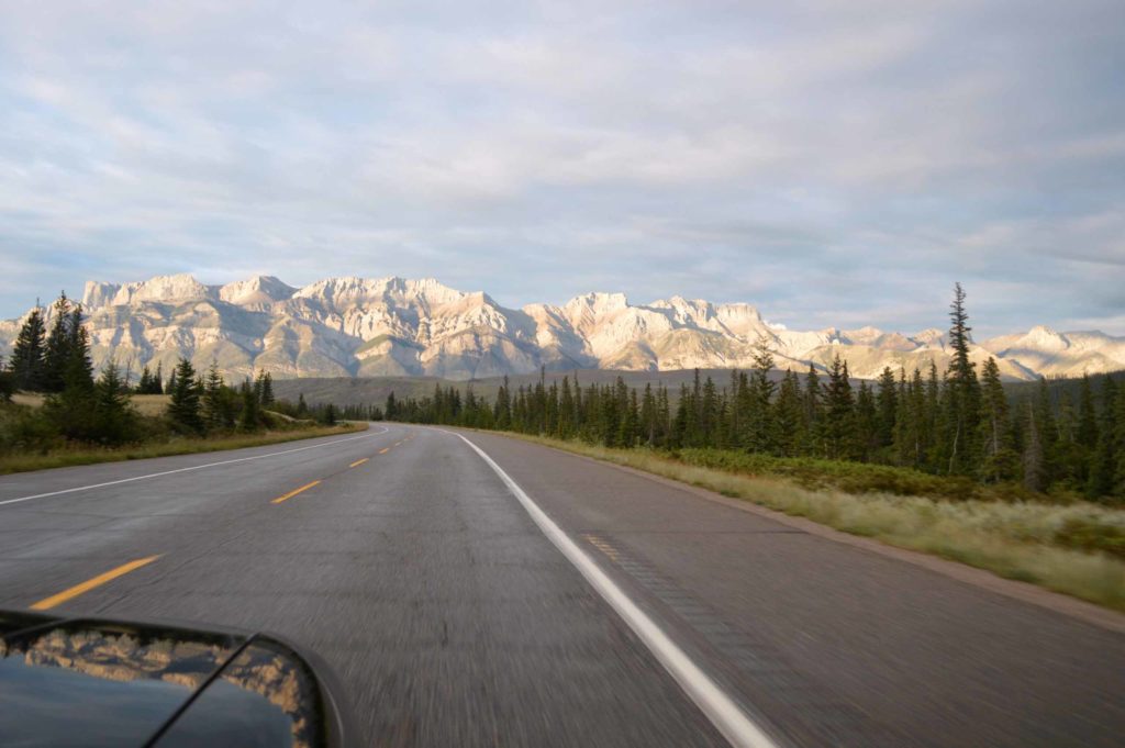 Onderweg door de Rocky Mountains in Canada