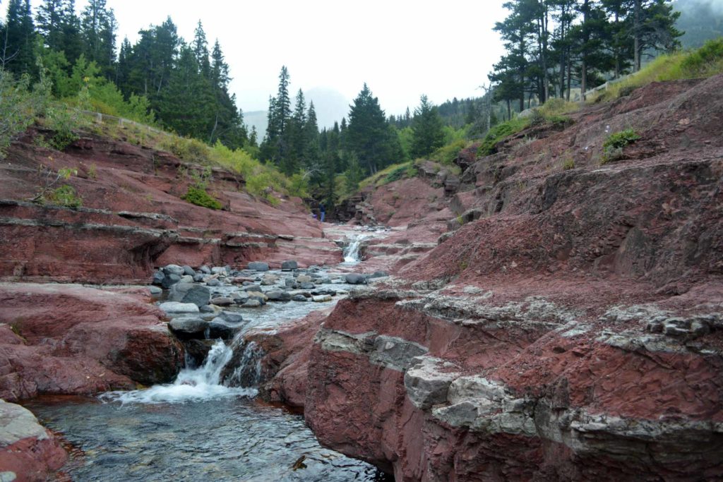 Red Rock Canyon, ook zo mooi in Waterton NP