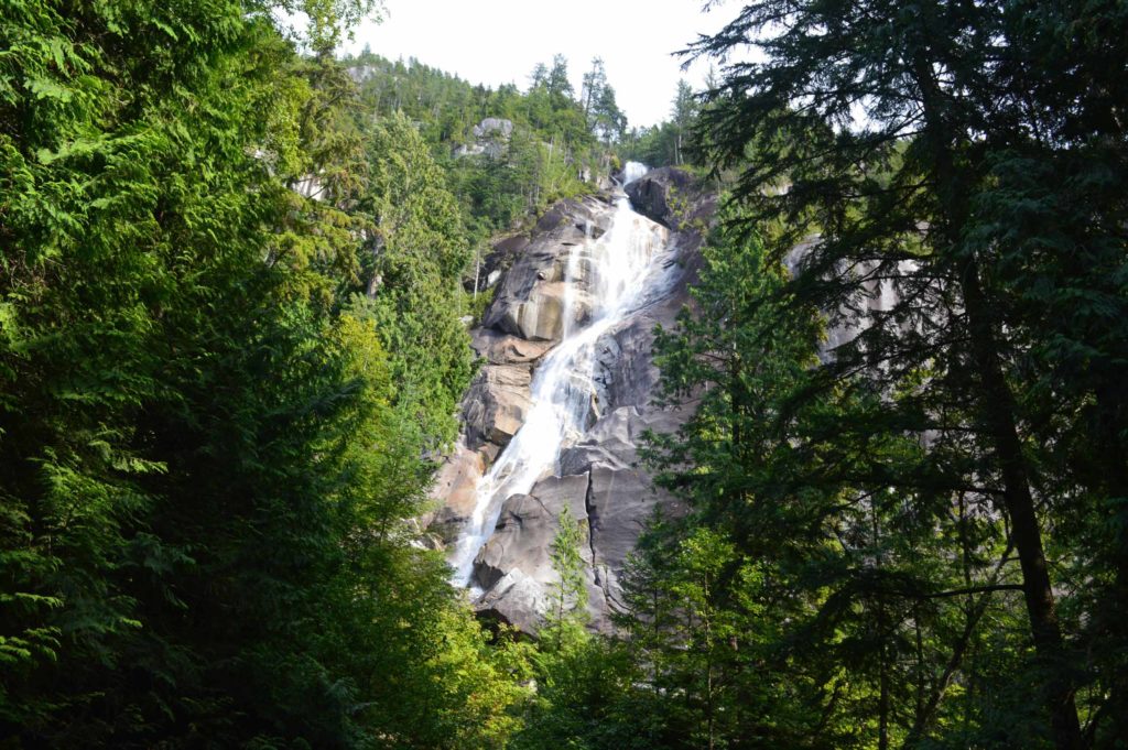 Gewoon langs de weg: Shannon Falls in Canada