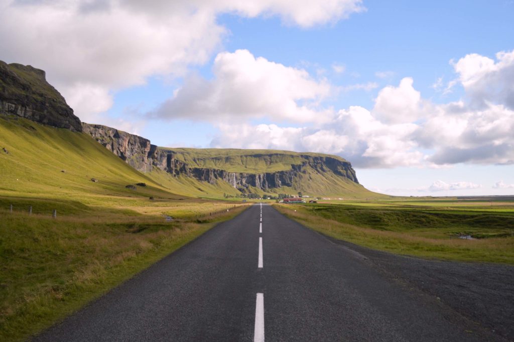Een schitterende route om te rijden hier in IJsland.