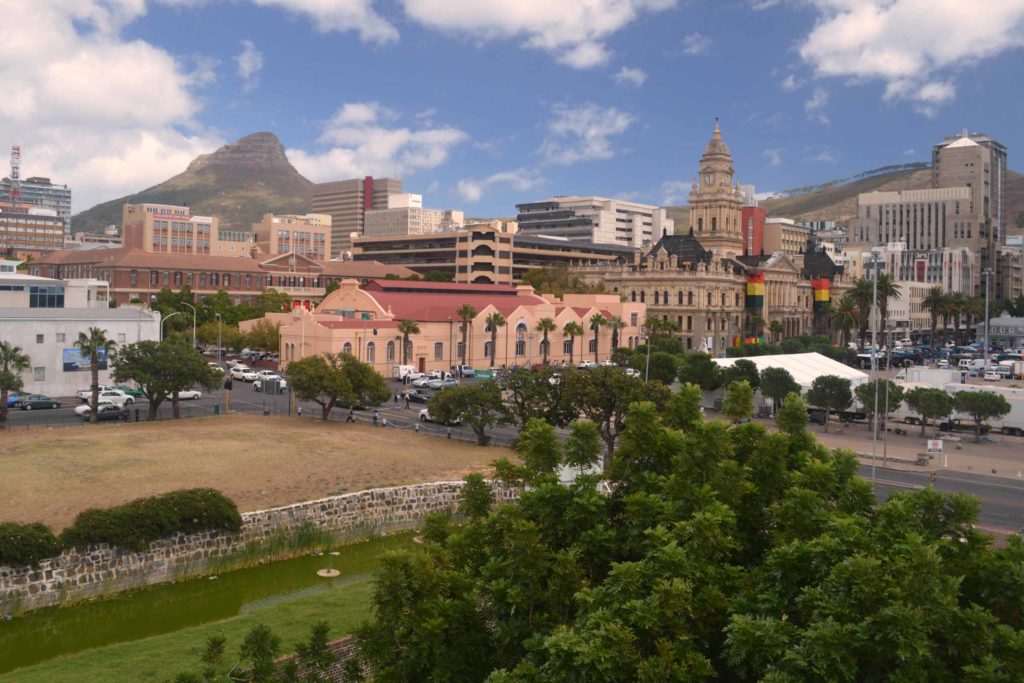 Uitzicht vanaf het kasteel in Kaapstad