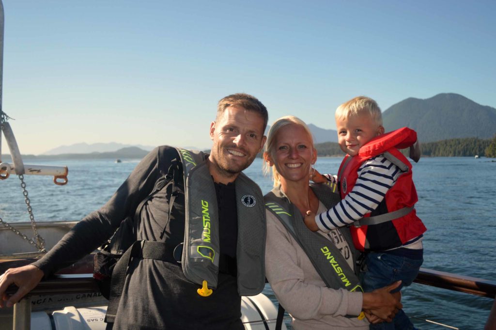 Walvisspotten tijdens onze Canada rondreis met kinderen