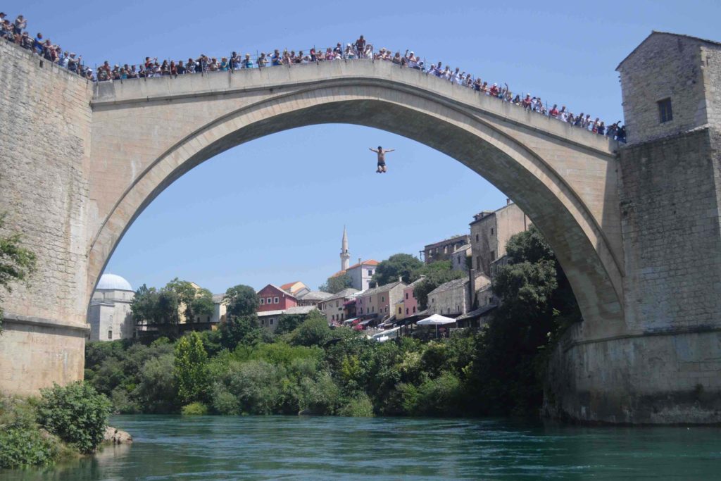 Jarenlange traditie hier in Mostar