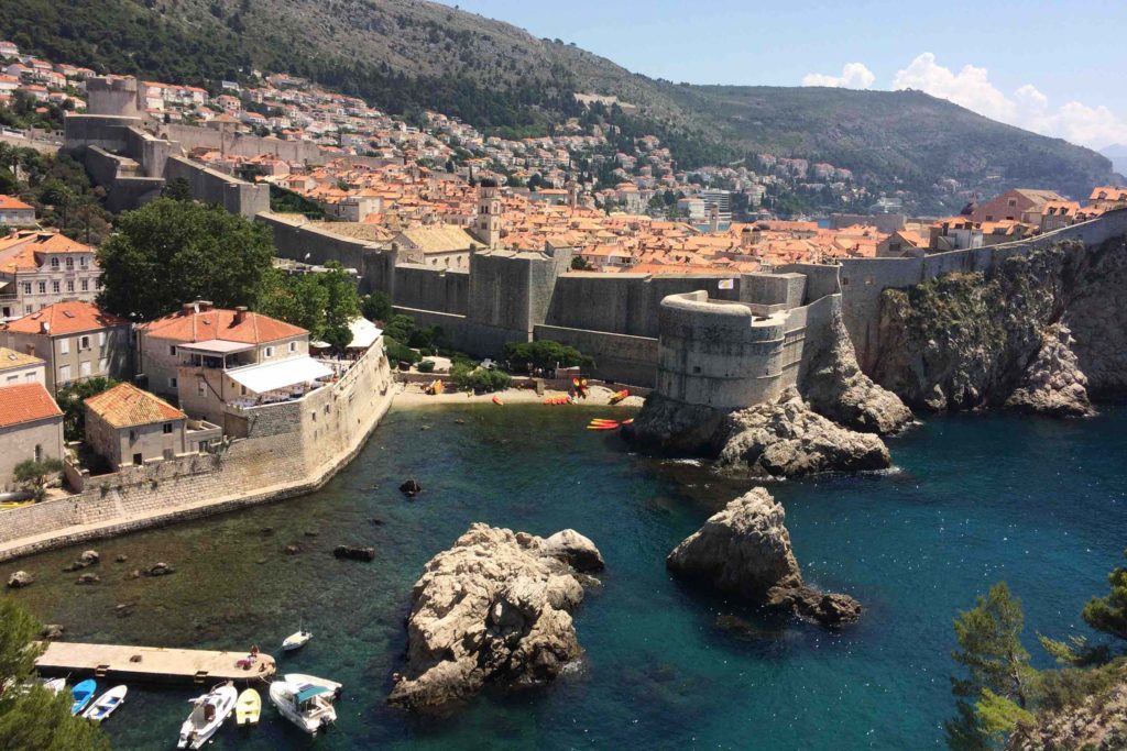 Dubrovnik is zweten, maar gelukkig kun je in zee lekker afkoelen