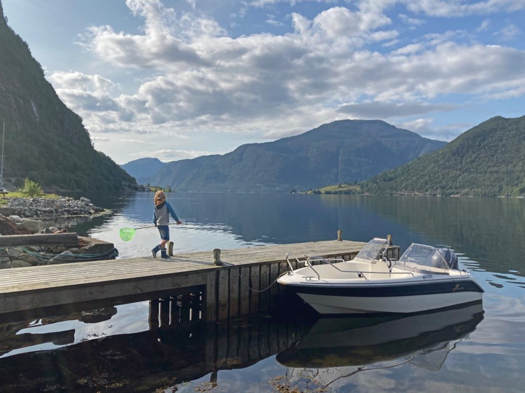visjes vangen in Noorwegen