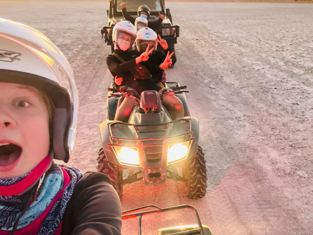 Roadtrip Namibië en Botswana met kinderen quadsafari