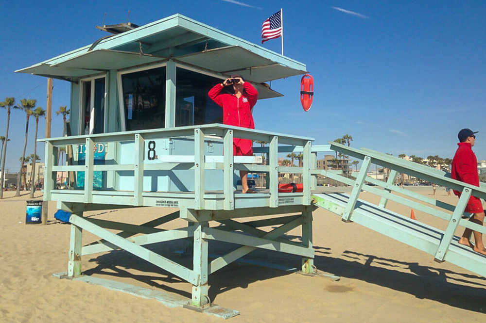Los Angeles met kinderen: Baywatch strandhuisjes
