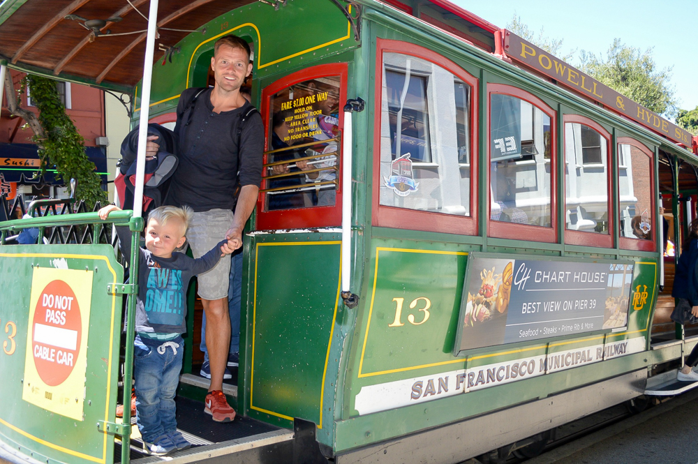 San Francisco met kinderen: cable car
