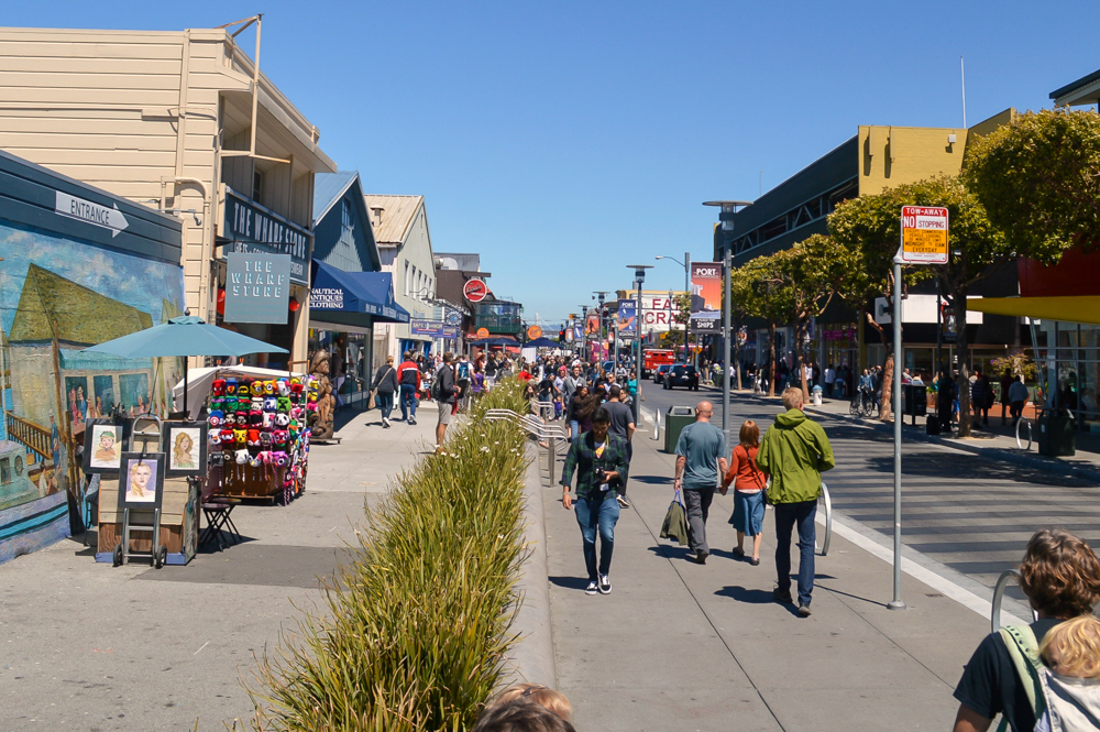 San Francisco met kinderen: Fishermans Wharf
