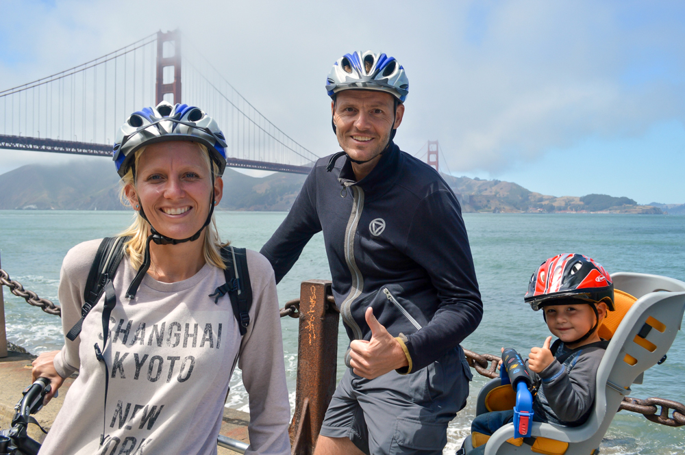 San Francisco met kinderen: fietsen over de Golden Gate Bridge